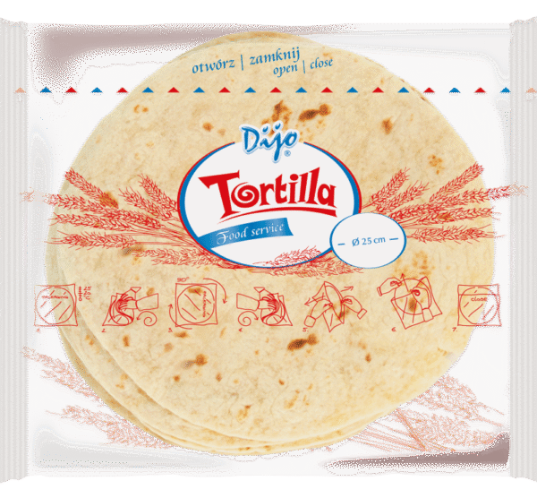 TORTILLA DIJO DURUM 25CM GRUBA (8x18szt)SWIEŻA.