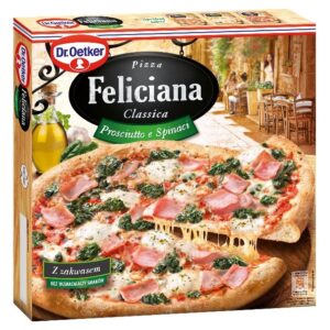 PIZZA FELICIANA SZYNKA I SZPINAK 350G.