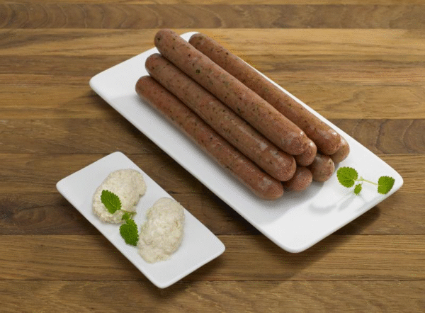 BIAŁA KIEŁBASA DO HOT-DOGA (80szt) GREEN FOX.