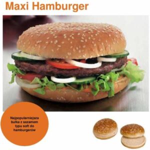 BUŁKA 125 (24szt) HAMBURGER.