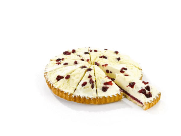 CIASTO Z BIAŁĄ CZEK I OWOCAMI LEŚNYMI 1,4 KG(12 PORCJI) VANDEMOORTELE.