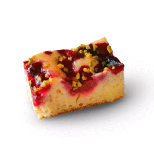 CIASTO Z MALINAMI I PISTACJAMI (24p) VANDEMOORTELE