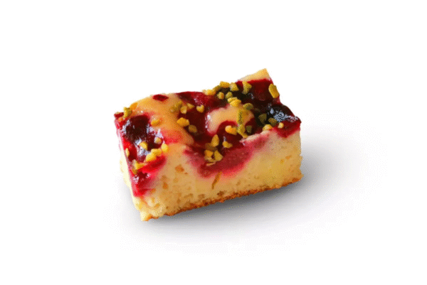 CIASTO Z MALINAMI I PISTACJAMI (24p) VANDEMOORTELE