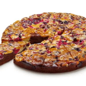 CIASTO BISZKOPT CZEKO-MIGDAŁ Z OWOC. LEŚNY. (10P) 1.25KG VANDEMOORTELE