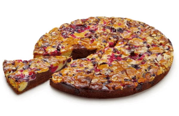 CIASTO BISZKOPT CZEKO-MIGDAŁ Z OWOC. LEŚNY. (10P) 1.25KG VANDEMOORTELE
