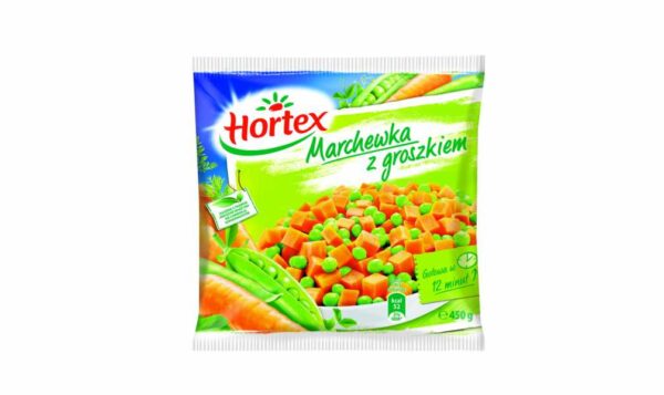 MARCHEW Z GROSZKIEM 450G HORTEX.