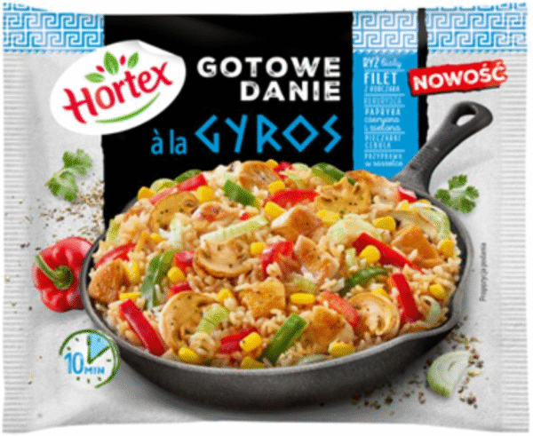 DANIE GOTOWE A LA GYROS 450G HORTEX.