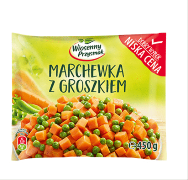 MARCHEW Z GROSZKIEM 450G WIOS PRZY HORTEX.