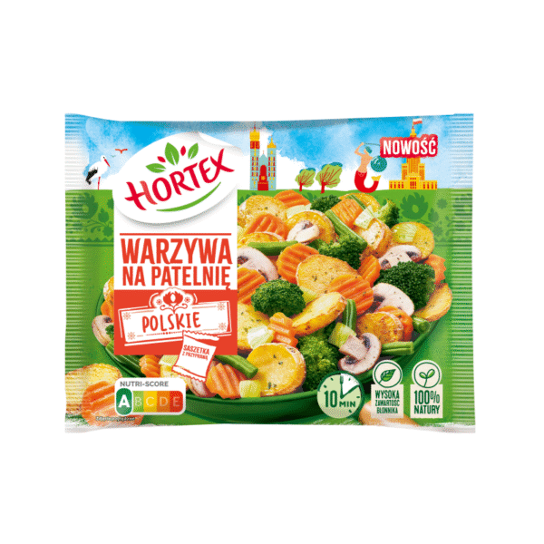 WARZYWA NA PATELNIE POLSKIE 450G HORTEX.