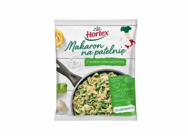 MAKARON NA PATEL. SOS SZPINAK 450G HORTEX