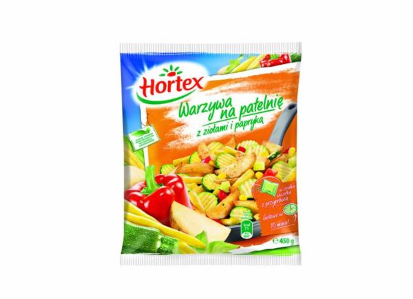 WARZYWA NA PATEL Z ZIOŁAMI 450G HORTEX.