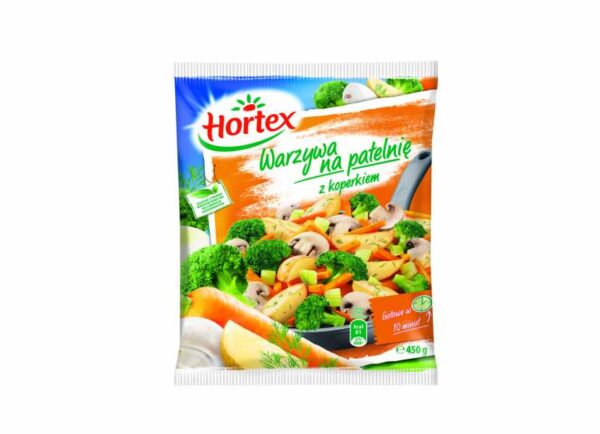 WARZYWA NA PATEL Z KOPERKIEM 450G HORTEX.