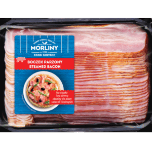 BOCZEK WĘDZONY PARZONY W PLASTRACH 700g ANIMEX.