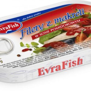 FILET Z MAKRELI W POMIDOR. 170g.