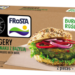 BURGERY ZE SZPINAKU Z BAZYLIĄ 200G FROSTA.