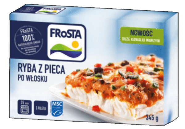 RYBA Z PIECA Z SOS.WŁOSKIM 345g FROSTA.