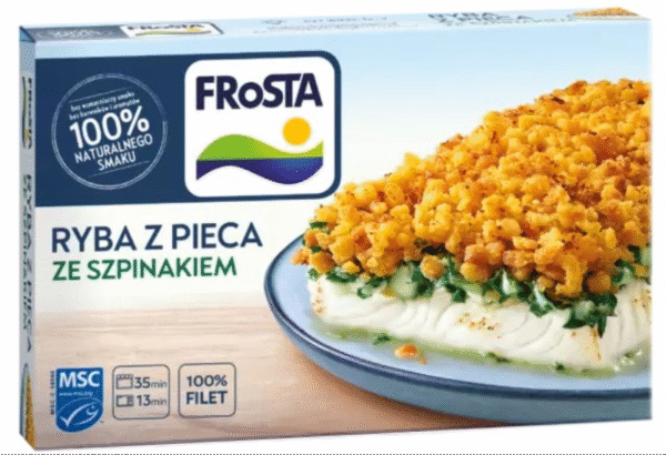 RYBA Z PIECA ZE SZPINAKIEM 360g FROSTA.