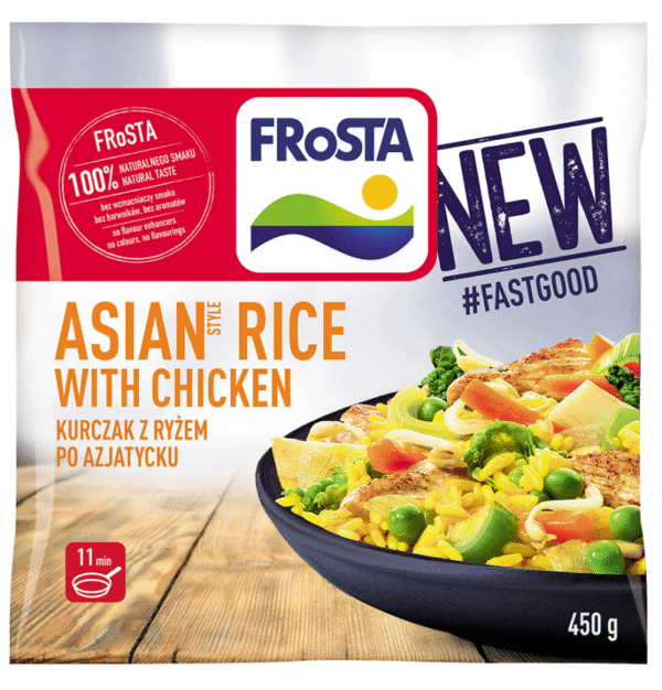 ASIAN RICE 450G FROSTA (KURCZAK Z RYŻEM PO AZJATYCKU).