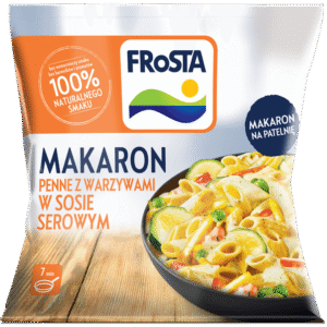 MAKARON PENNE W SOSIE SEROWYM 450g FROSTA.