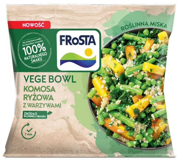 VEGE BOWL KOMOSA RYŻOWA Z WARZYWAMI 400G FROSTA.