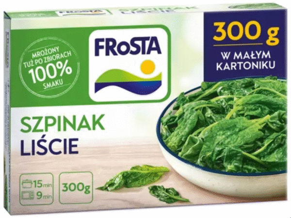 SZPINAK W LIŚCIACH 300G FROSTA.