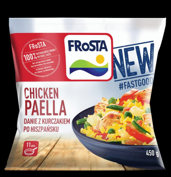 CHICKEN PAELLA 450G FROSTA.