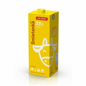 ŚMIETANKA UHT 33% 1L BIERUŃ.