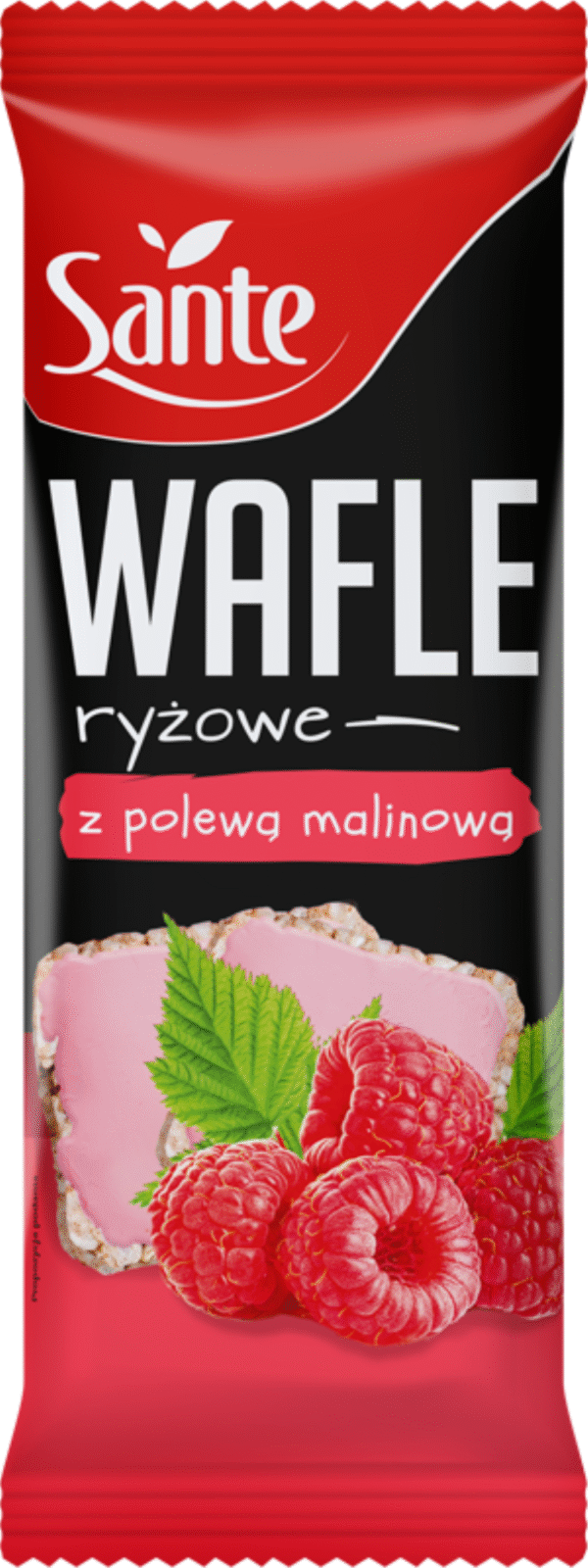WAFLE RYZOWE 66g.Z POLEWĄ MALINOWĄ