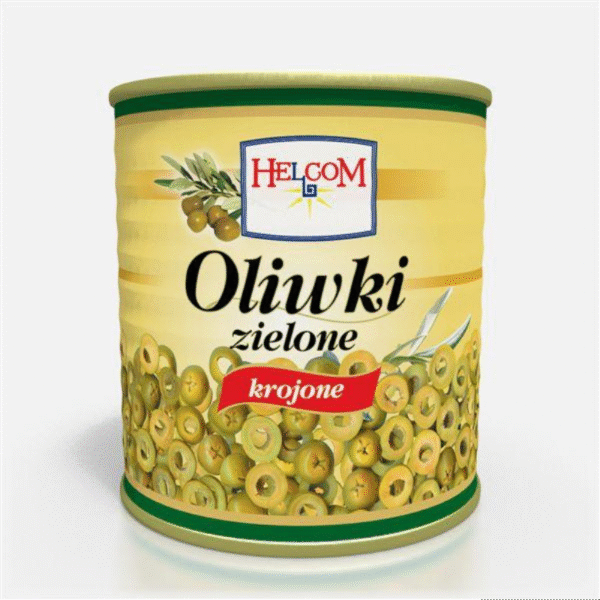 HELCOM OLIWKI ZIELONE CIĘTE 3100ML.