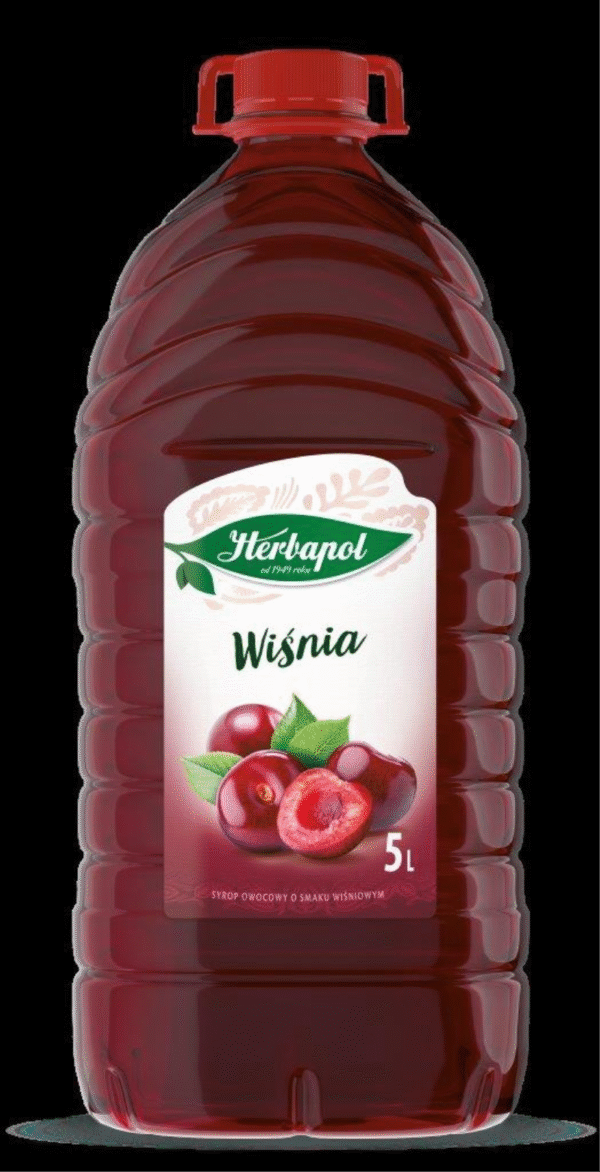 HERBAPOL SYROP WIŚNIA MAX 5L