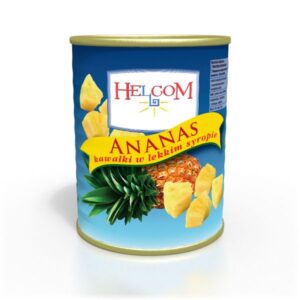 HELCOM ANANAS KAWALKI 580ML/340g.