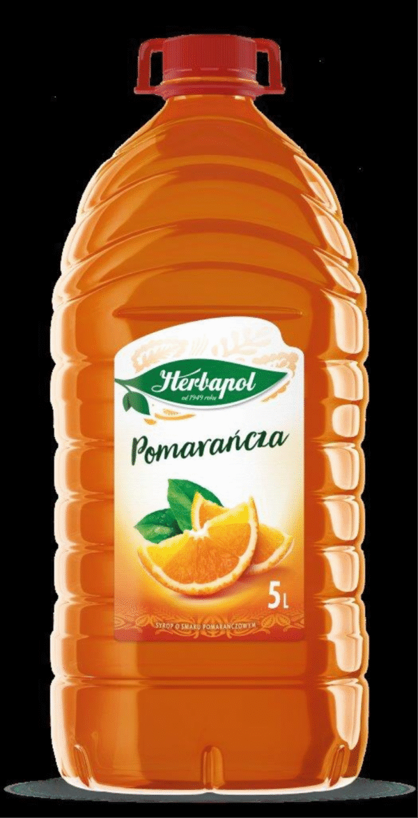 HERBAPOL SYROP POMARAŃCZA MAX 5L