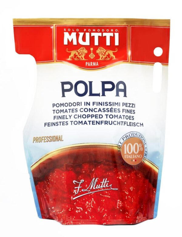 DEVELEY MUTTI POMIDORY W KAWAŁKACH 5KG (PULPA).