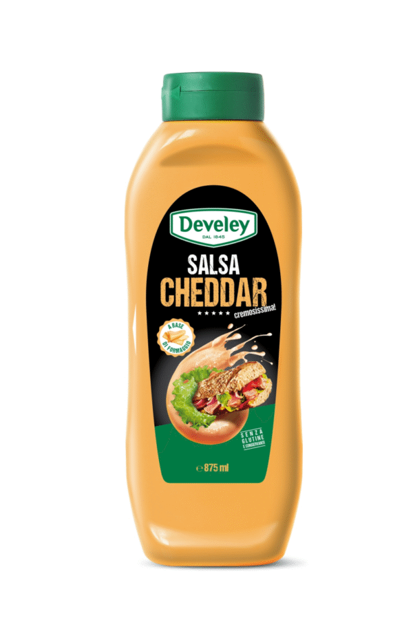 DEVELEY SALSA CHEDDAR 875 ml