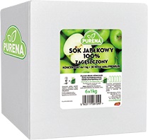 ZAGESZCZONY SOK JABŁKOWY 1L PURENA (6).