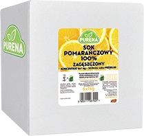 ZAGESZCZONY SOK POMARAŃCZOWY 1L PURENA (6).