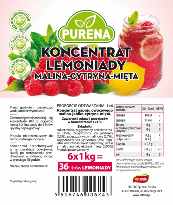 KONCENT.KOMPOTU Z OWOC.LEŚ. Z JABŁKIEM 1L PURENA (6).