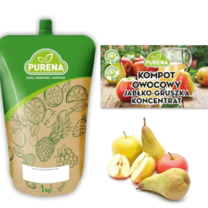 KONCENT.KOMPOTU JABŁKO-GRUSZKA 1L PURENA (6).