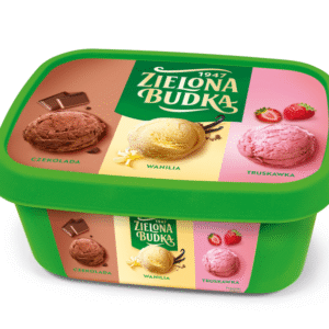 WANILIA CZEKOLADA TRUSKAWKA 1L ZIELONA BUDKA (6szt).