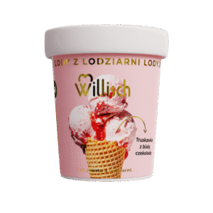 WILLISCH LODY TRUSKAWKA Z BIAŁĄ CZEKOLADĄ 8x465ml.